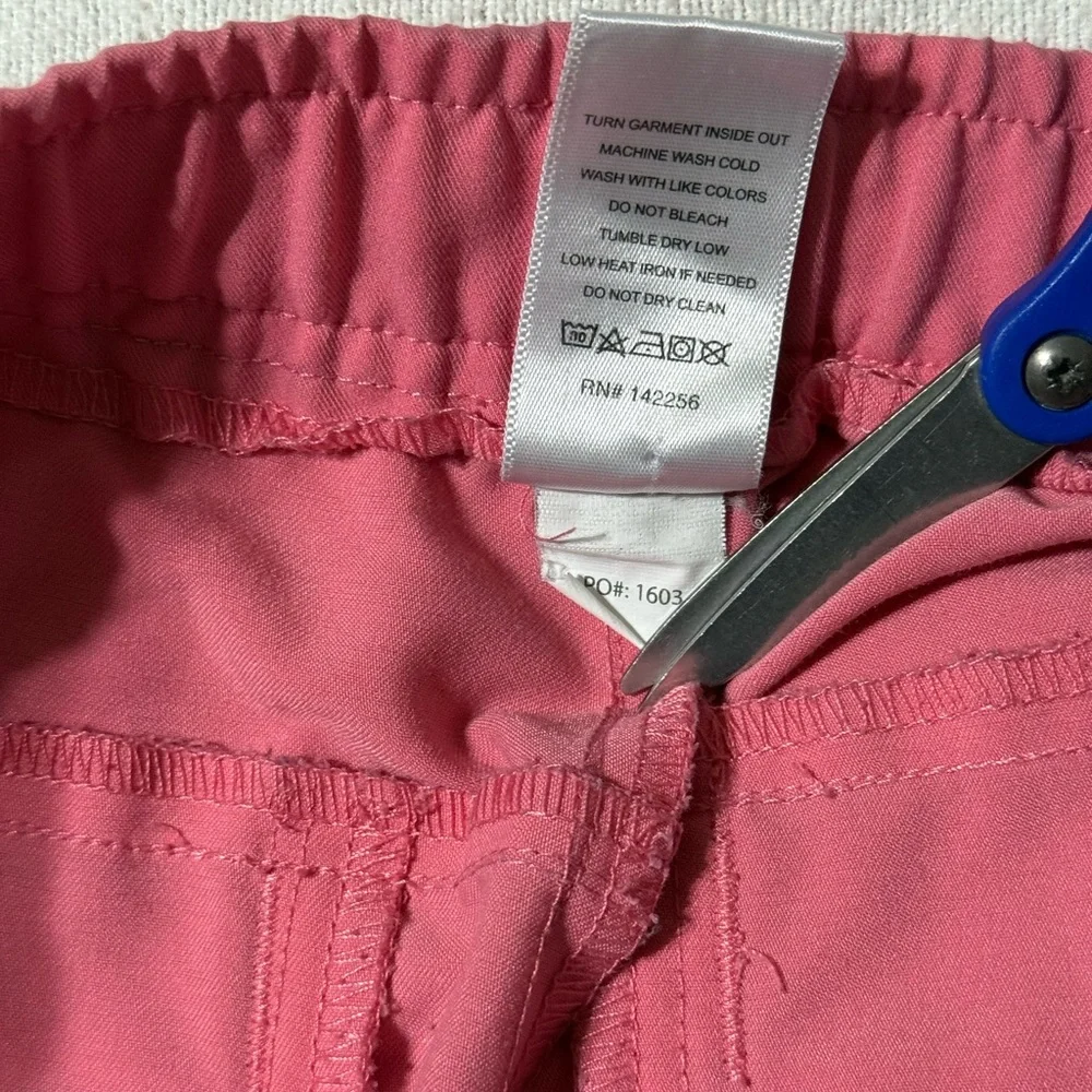 FIGS Tansen‎ Scrub Pants Mens Medium Jogger Elastic Waist Drawstring Pocket Pink